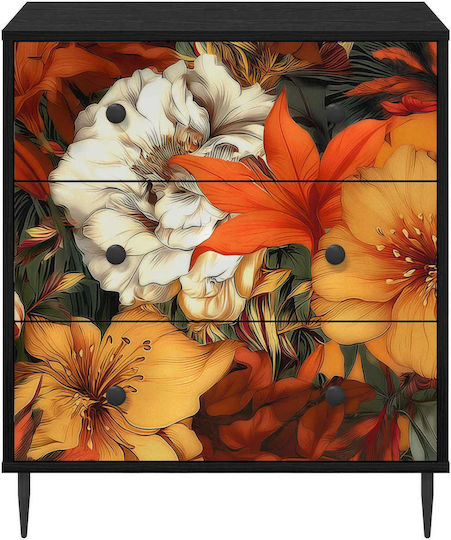 Kommode Für Schlafzimmer Holz Gennep Rosa 66x36.5x76cm