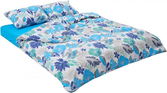Heinner Set Bettlaken Doppel 200x220cm Ciel (4 Stück)