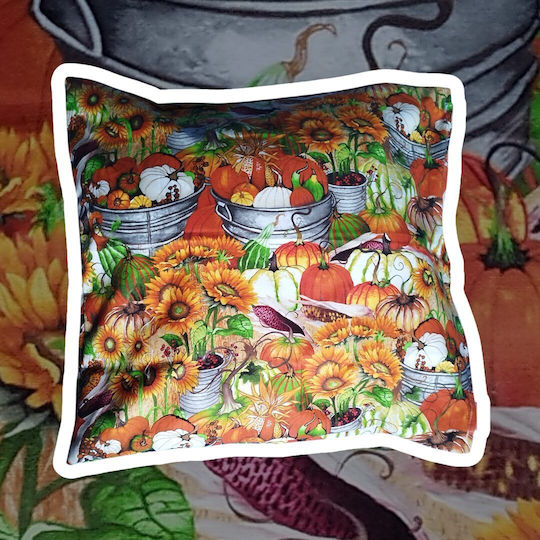 Sofa-Kissen Fields Pumpkin Fields 45x45cm