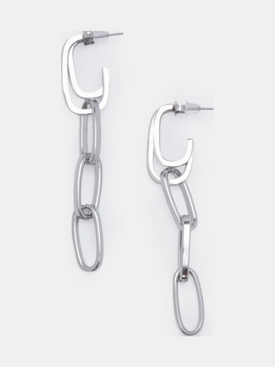 Ohrringe Kreis & Kette 4963111-Silber