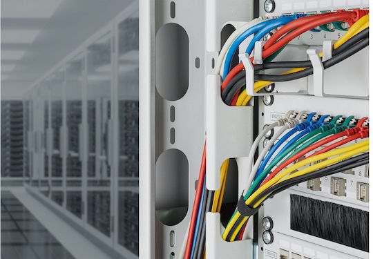 Digitus F/FTP Cat.6a (Gigabit) Мрежов Кабел Ethernet 0.3м Червен 10 Бройки