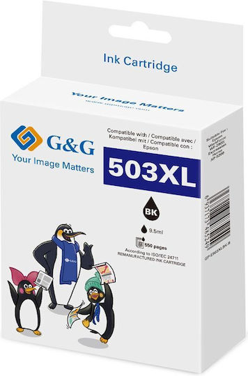 G&G Compatible Inkjet Printer Ink Epson Epson 503xl 550 Pages 13.2ml Black 1 Piece