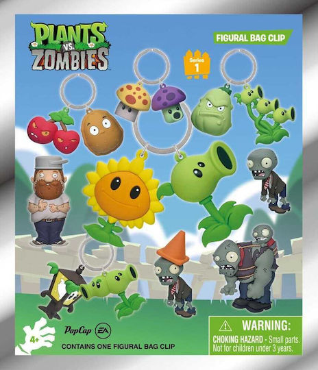 Plants Vs Zombies 3D Пяна Клипчета за Чанта Серия 1 Дисплей 24