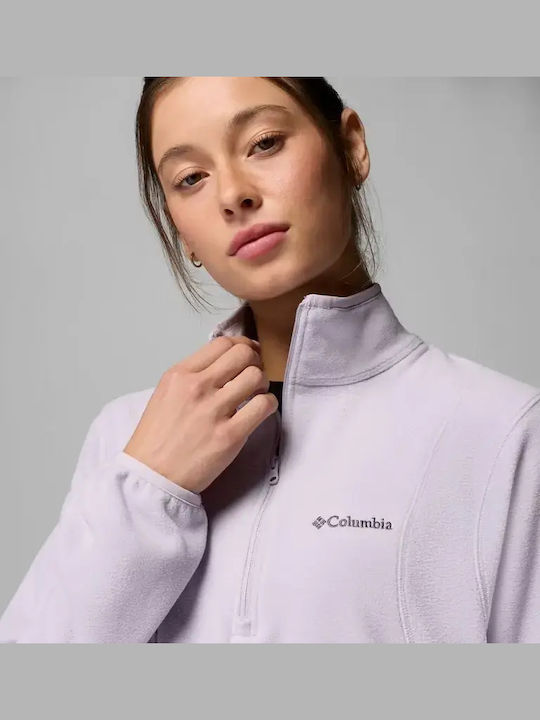 Bluză Fleece De Drumeție Pentru Femei De Iarnă Cu Fermoar Lavender Pearl