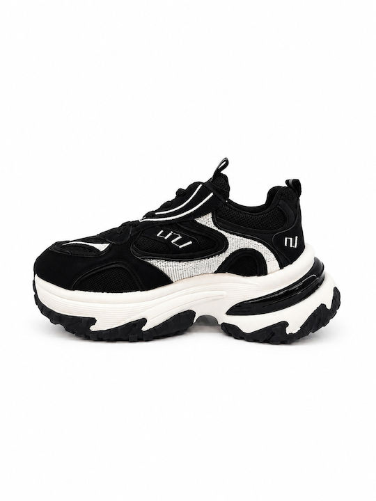 Adidași Chunky pentru femei Negri