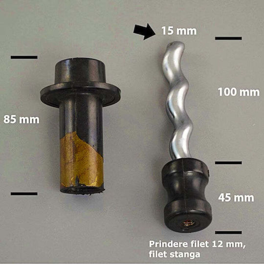 Pompa Submersibilă Melc Fir Stâng 12 Mm