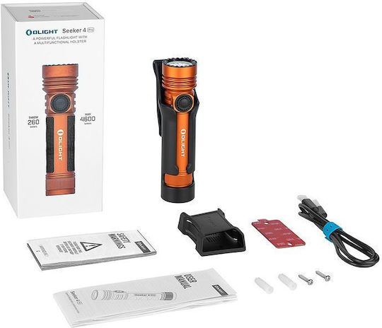 Olight Επαναφορτιζόμενος Φακός LED IPX8 Seeker 4