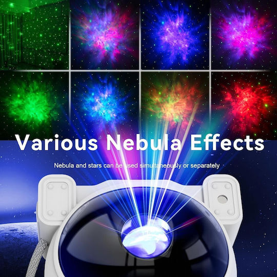 VenCore Dekoratives Tischlicht LED RGB Astronaut 12x11,3x22,8cm
