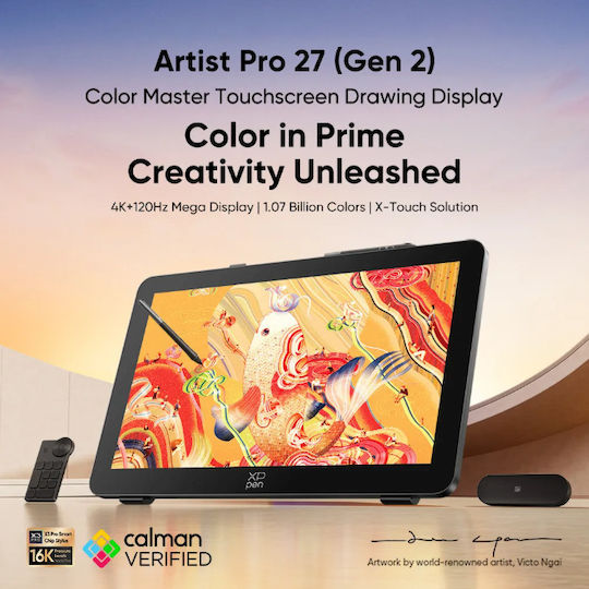 XP-Pen Artist Pen Display with 4K 27" Screen