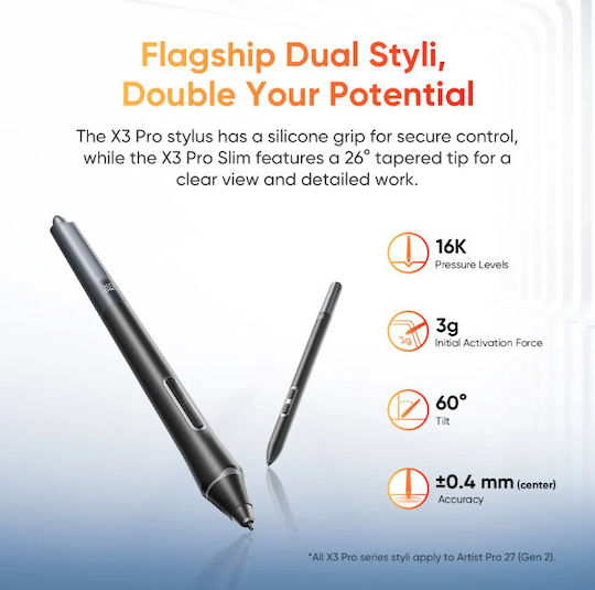 XP-Pen Artist Pen Display with 4K 27" Screen