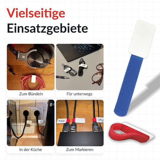 LTC Audio Velcro Kabelbinder (10 Stück)