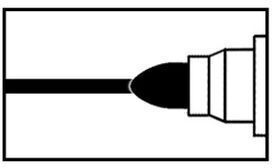 Maul Marker für Vorstand Blau 4mm Set 4 Stück