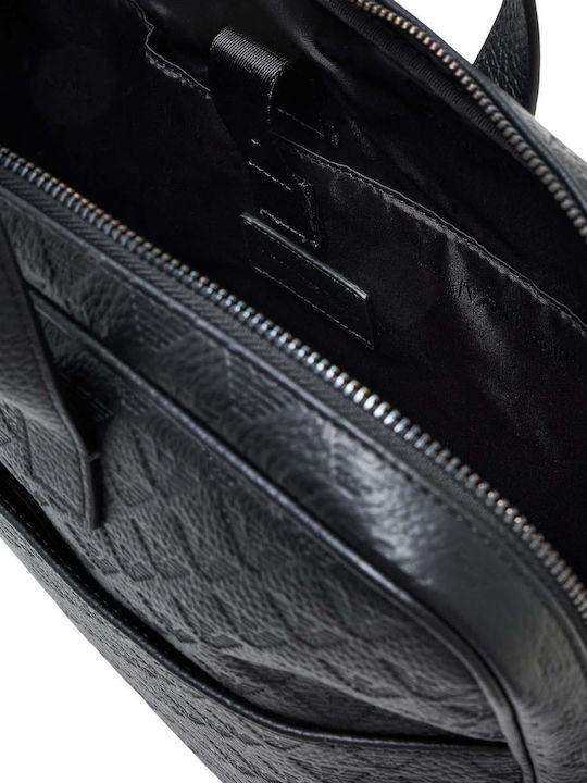 Leather Men's Black Briefcase