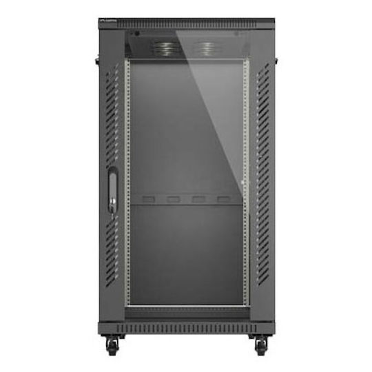 Lanberg Подова Rack Кабина 19U 60x100cm Черна FF01-6022-12B
