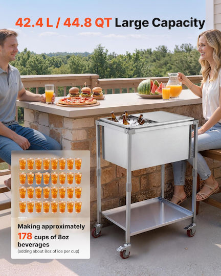 Vevor Vevor Weinkühler Aus Aluminium 42,4lt