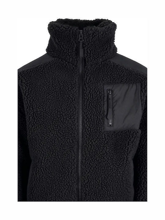 Sherpa Kids Casual Short Jacket Black