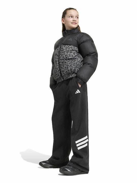 Jachetă pentru copii sport scurtă Black/animal Print
