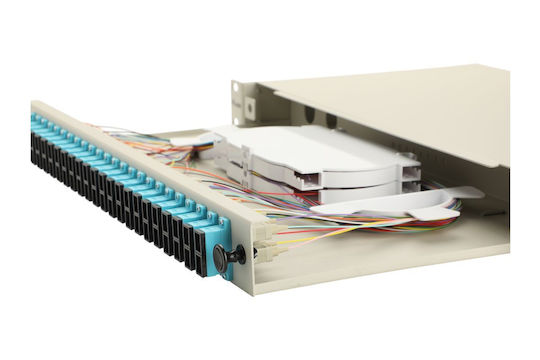 Equip Lwl-Spleißkasten 24-Port Sc-Duplex Om3 1u Voll Grau