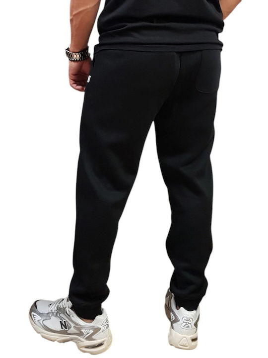 Sweatpants with Elastic Black