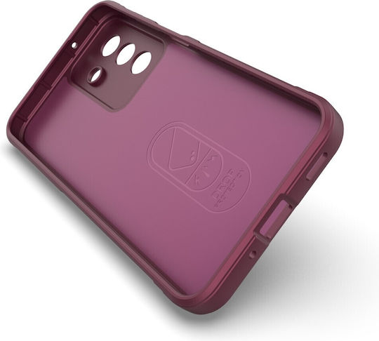 Magic Shield Handyhülle Silikon Weinrot Samsung Galaxy A27 5G