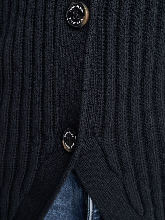 Damen Strickjacke Blk