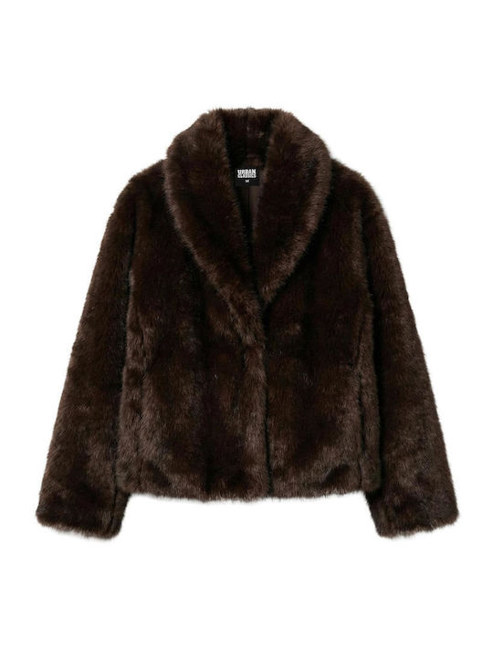 Short Women's Fur Brown