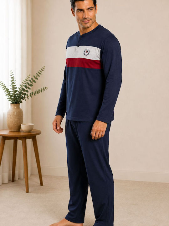 Rimoli Winter Men's Pyjamas Blue