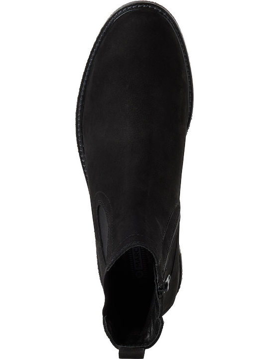 Leder Chelsea-Stiefel Schwarz Herrenstiefel