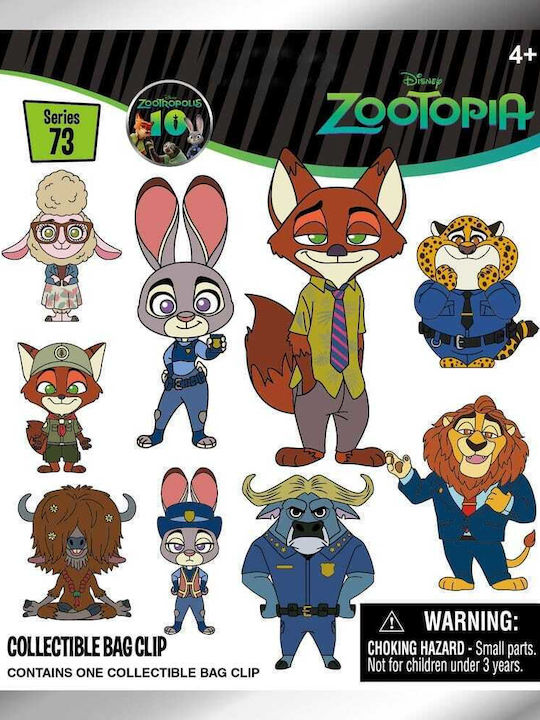 Zootopia 3d Foam Bag Clips Serie 73 Display 24