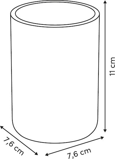 5Five Bloom Ποτηροθήκη Κεραμική Ροζ 3560231335786