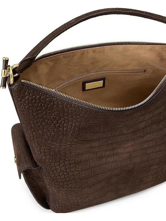 Leder Damenhandtasche Braune