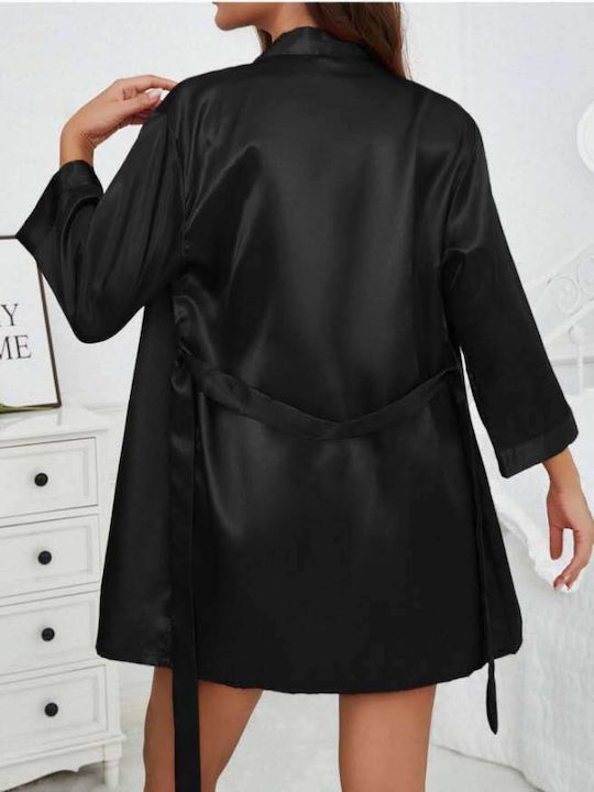 Intimonna Sommer Damen-Robe Schwarz