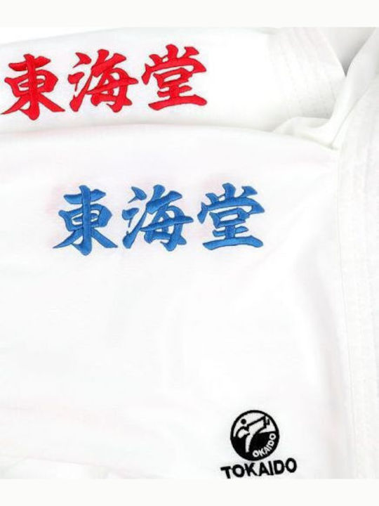 Tokaido Kumite Master Männliche Karate-Kampfsportuniform Weiß