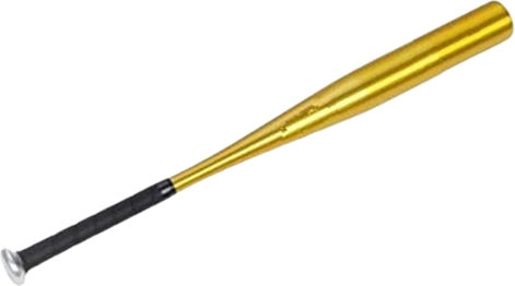 Set două bâte de baseball Depox din aluminiu 80 cm auriu negru