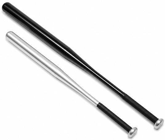 Set de două bâte de baseball Depox din aluminiu 63 cm/80 cm argintiu negru