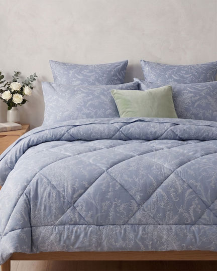 Olia Home Set Super king 220x240 cm Bleu ciel 3 buc