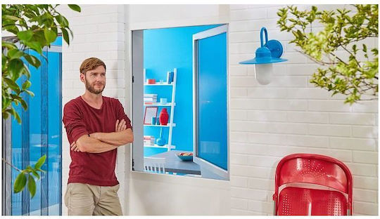 Tesa Insect Stop Comfort Plasă de fereastră albă 130x130cm