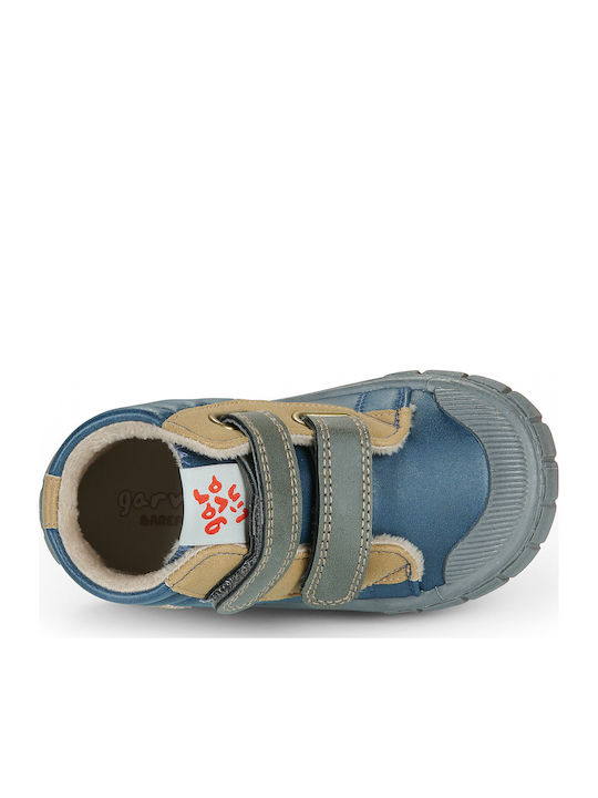 Kids Ankle Boots with Hoop & Loop Closure Multicolour