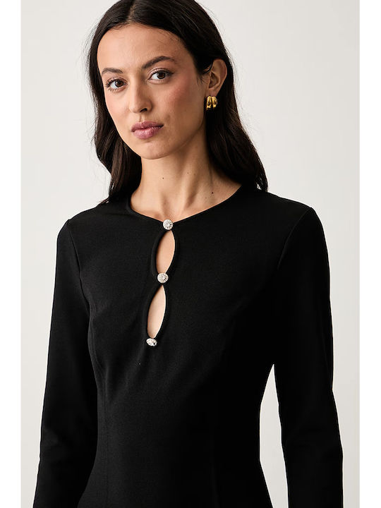 Summer Mini Evening Dress Black