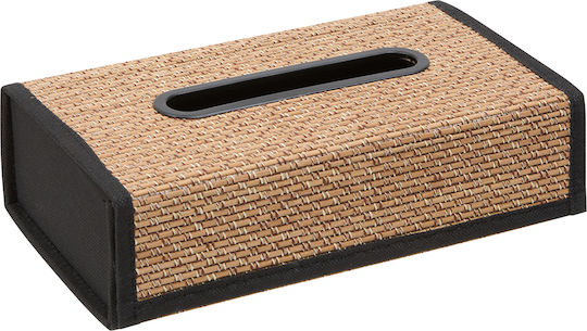 5Five Black Tissue Holder 26x14x8cm 220337A
