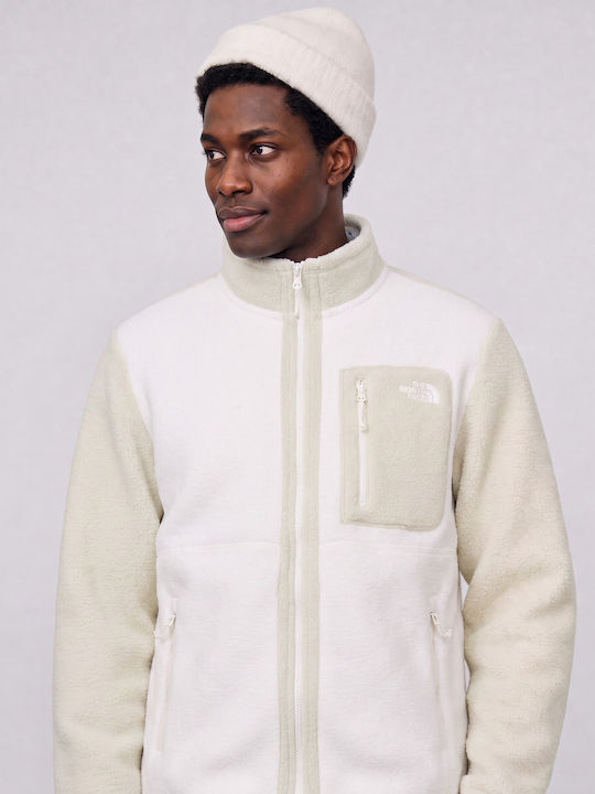 Yumiori Full Мъжка Жакет Fleece Бежов
