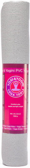 Yogi & Yogini Στρώμα Yoga Γκρι (183x61cm)