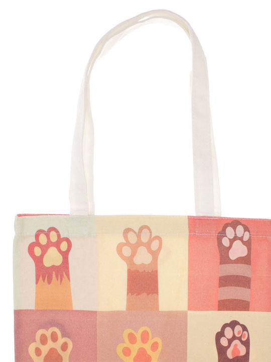 Geantă De Bumbac Pentru Cumpărături Mărime 34x39 Cm Multicolor Gnd1129
