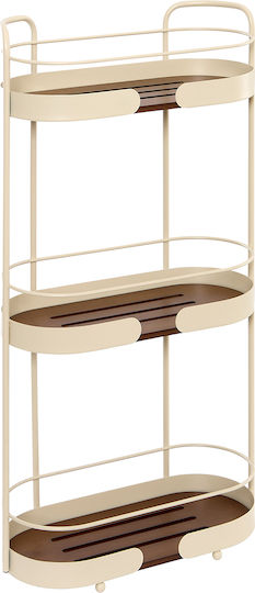 5Five Boden Badezimmerregal Metallisch 34.2x15.5x65.5cm 5Five Boden Badezimmerregal Metallisch 34.2x15.5x65.5cm