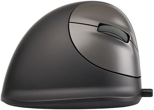 R-Go Tools Maus He Break Verkabeltes Ergonomisches Vertikales Ποντίκι Schwarz