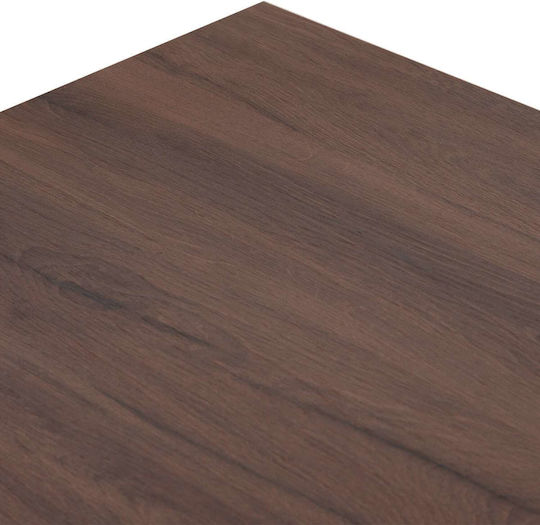 Quadratischer Küchentisch Aus Holz Walnuss 80x80x77cm Freebox