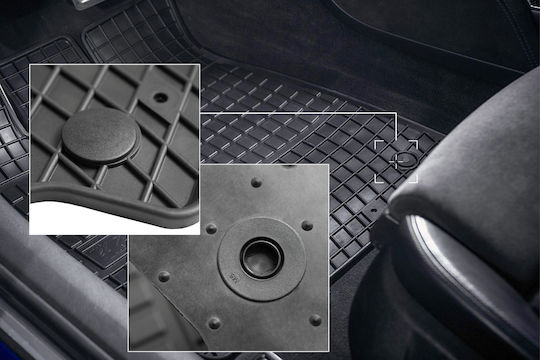 Rubber Car Mats Mercedes Gla X156 Crossover 2012-2018 Black Fitted