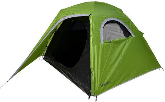 Grasshoppers Dorset 4 Grasshoppers Палатка за къмпинг Иглу с двоен плат 3 сезона за 4 души 215x245x145 см Зелена/Черна