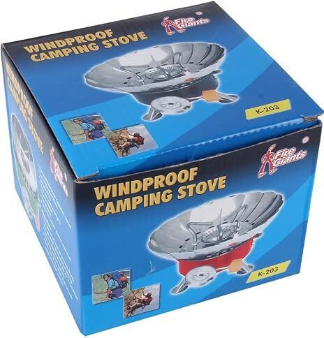 Mini Camping Stove Wind Protection 330g Canister Compact Lightweight