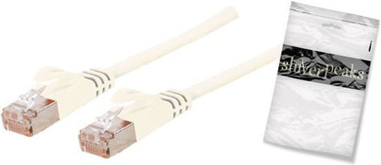 Shiverpeaks U/FTP (STP) Кат.7 (10Gbps) Мрежов Кабел Ethernet 1м Бял